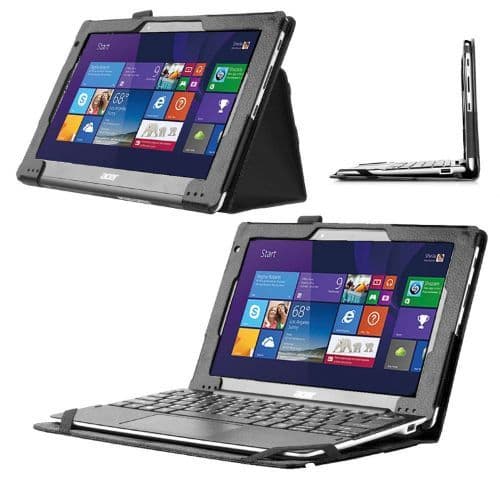 ACER Aspire Switch 10 E SW3-013 Black Folio Stand Case Cover